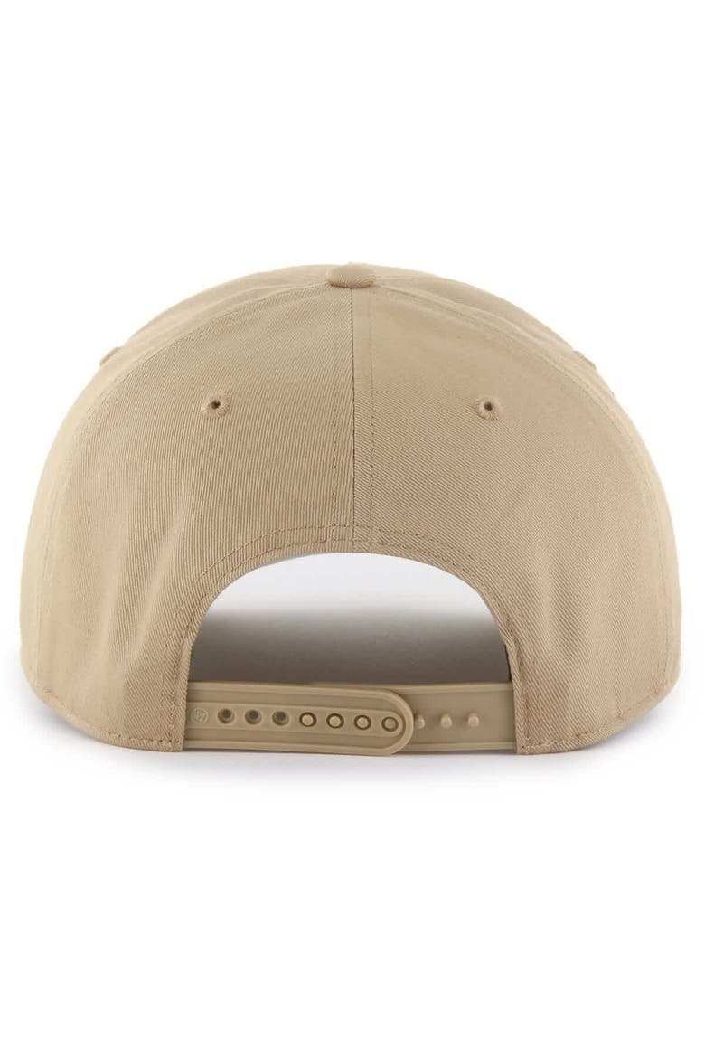 Men's '47  Khaki Tennessee Titans Primary Logo Rope Hitch Adjustable Hat, Alternate, color, Khaki