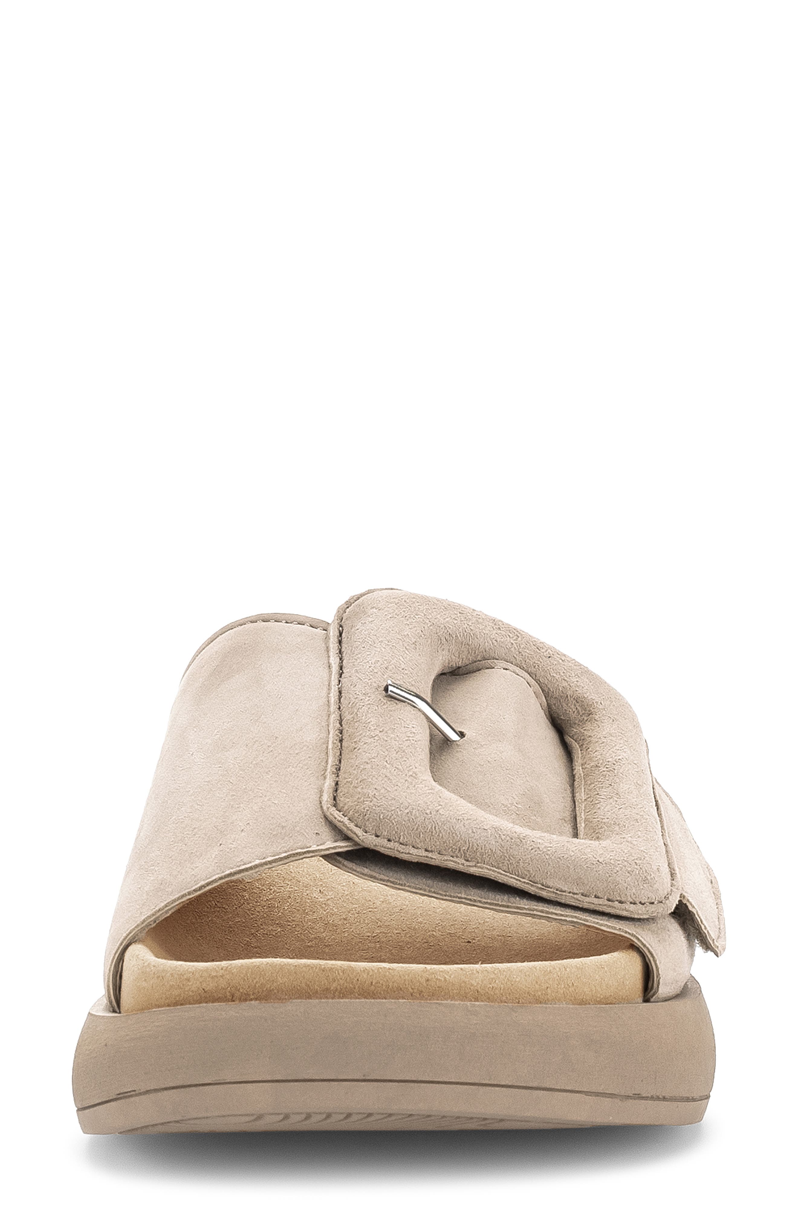 Gabor Buckled Platform Slide Sandal, Alternate, color, 