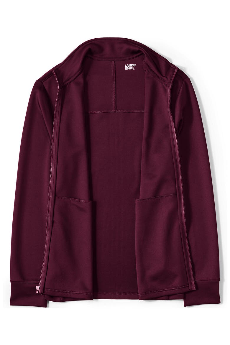 Active Performance Full Zip Jacket, Alternate, color, Burgundy