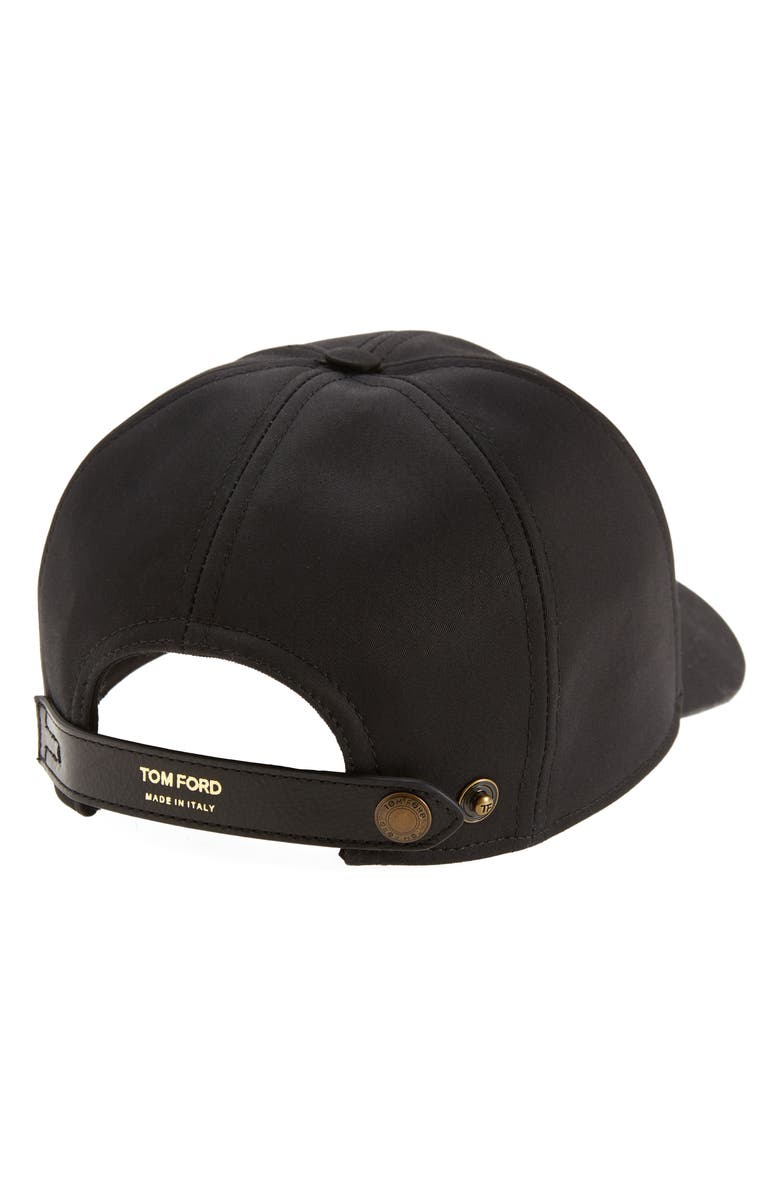 TOM FORD Logo Monogram Cotton Twill Baseball Cap, Alternate, color, 