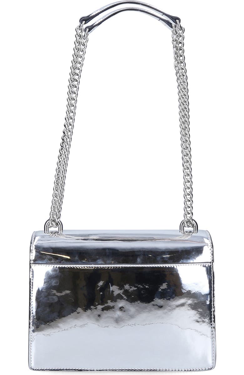 Kurt Geiger London Shoreditch Metallic Leather Crossbody Bag, Alternate, color,