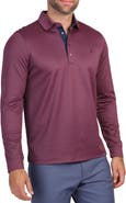 TailorByrd Long Sleeve Modal Polo