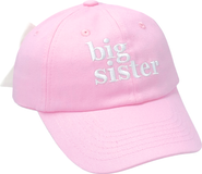 Bits & Bows Big Sister Twill Bow Baseball Hat
