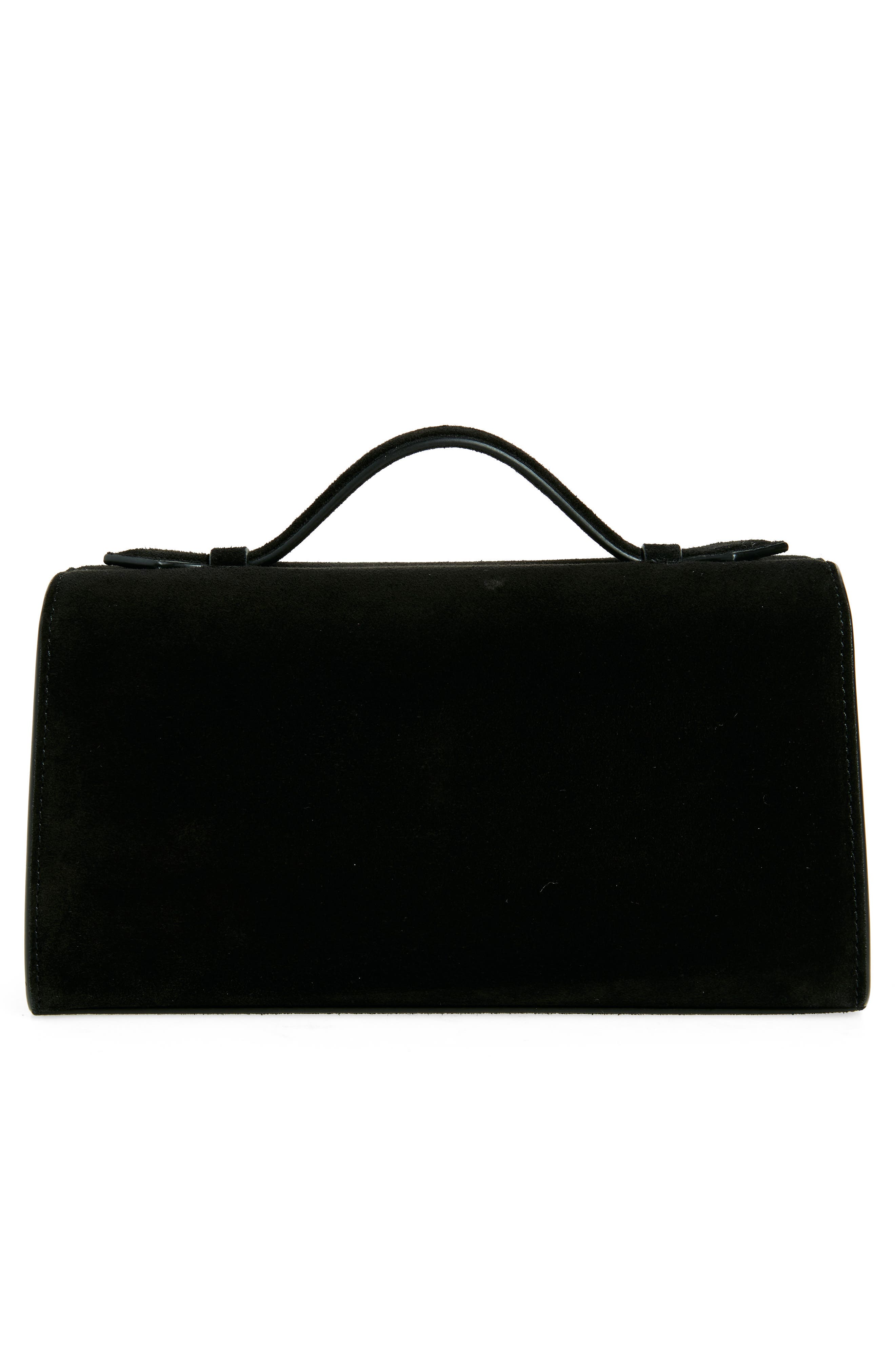 SAVETTE Symmetry Suede Top Handle Bag, Alternate, color, 