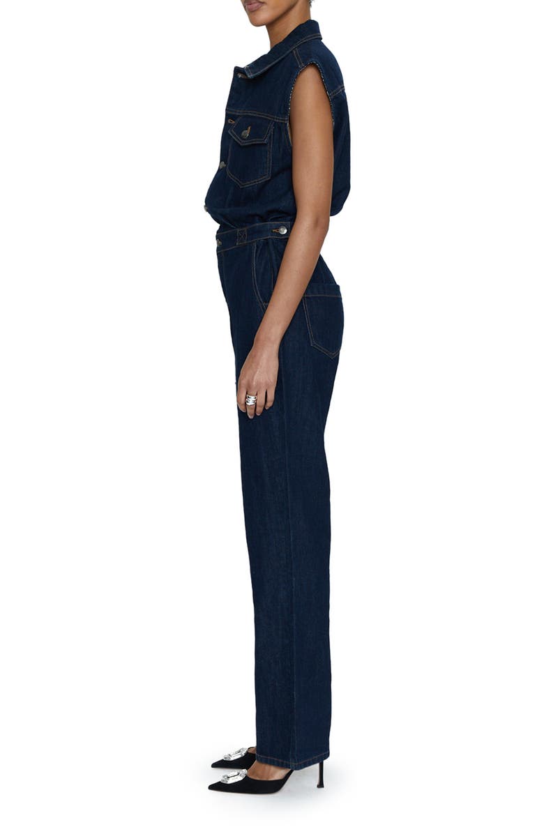 Pistola Brooks Denim Jumpsuit, Alternate, color, 
