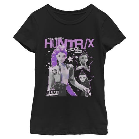 Girl's KPop Demon Hunters Pop Star Huntrix Rumi  Graphic T-Shirt
