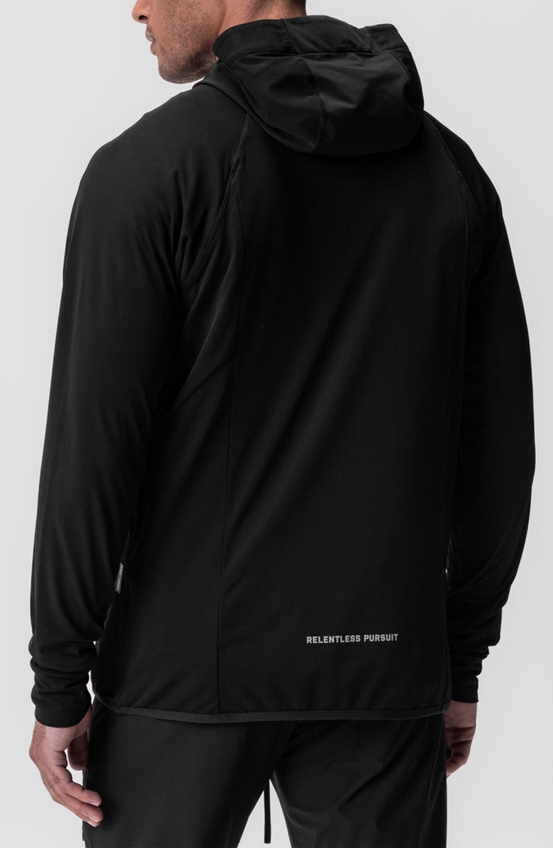 ASRV Thermal Training Quarter Zip Pullover Hoodie, Alternate, color, 