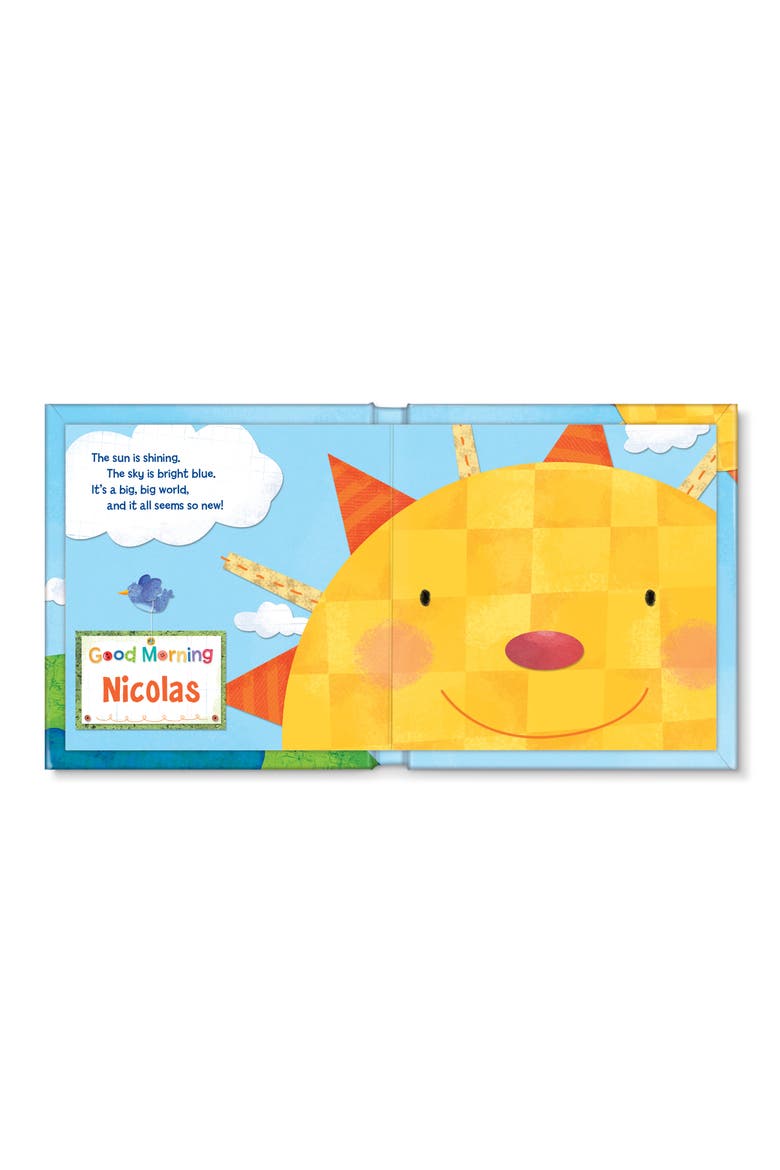 'Hello World!' Personalized Board Book, Alternate, color, BLUE