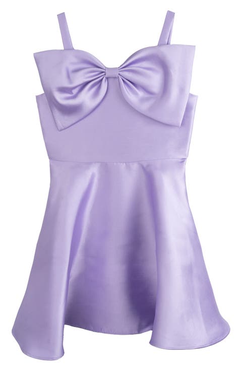 Kids' Big Bow Mikado Party Dress (Big Girl)