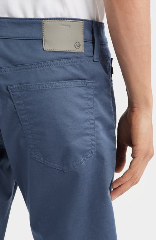 Ag Everett Commuter Performance Slim Straight Pants In Blue