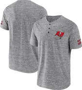 NFL X DARIUS RUCKER Men's NFL x Darius Rucker Collection by Fanatics Heathered Gray Tampa Bay Buccaneers Slub Henley T-Shirt