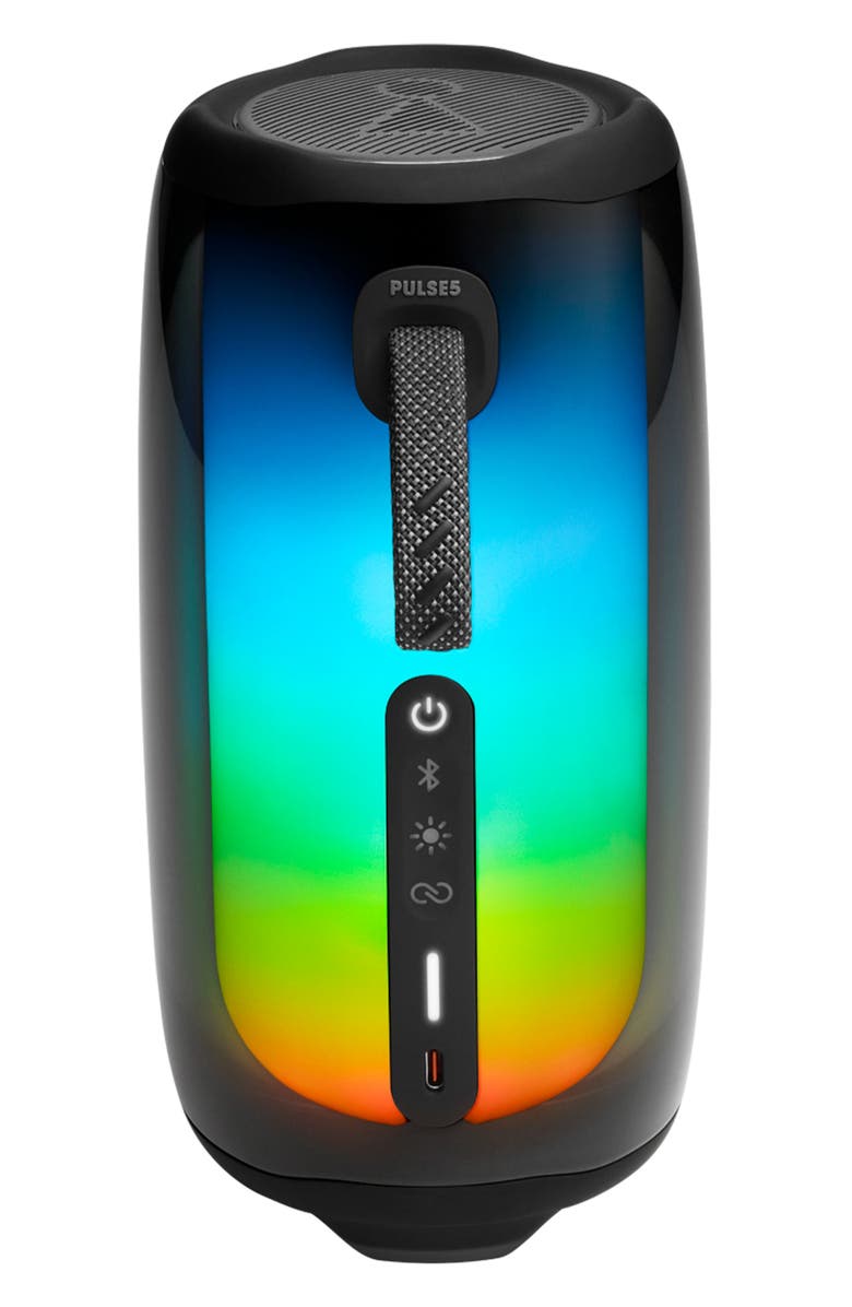 JBL Pulse 5 Waterproof Bluetooth<sup>®</sup> Speaker, Alternate, color, Black