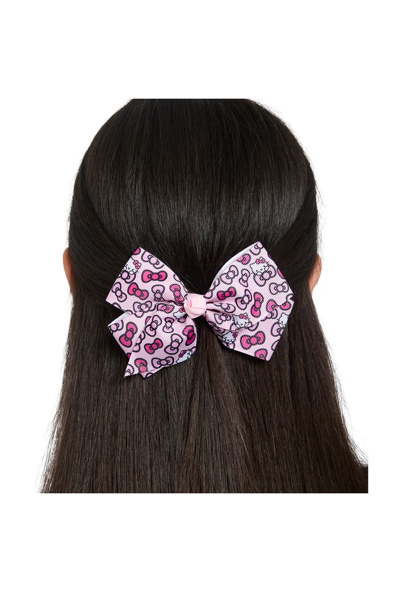 Hair Clips Bow Set 3-Piece Set Official License,  Pink Bows, Alternate, color, Pink