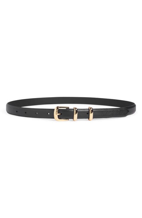 Skinny Jordan Leather Belt