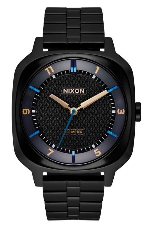 Nixon Fremont Goldtone Bracelet Watch, 40mm In Black
