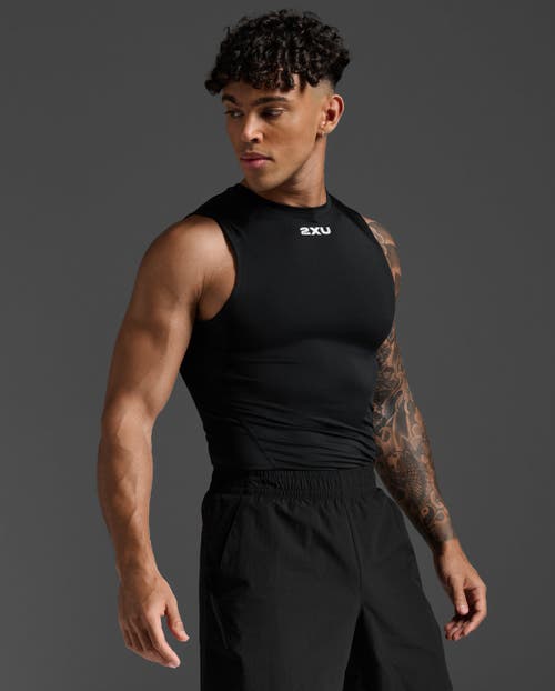 2xu Core Compression Sleeveless In Black