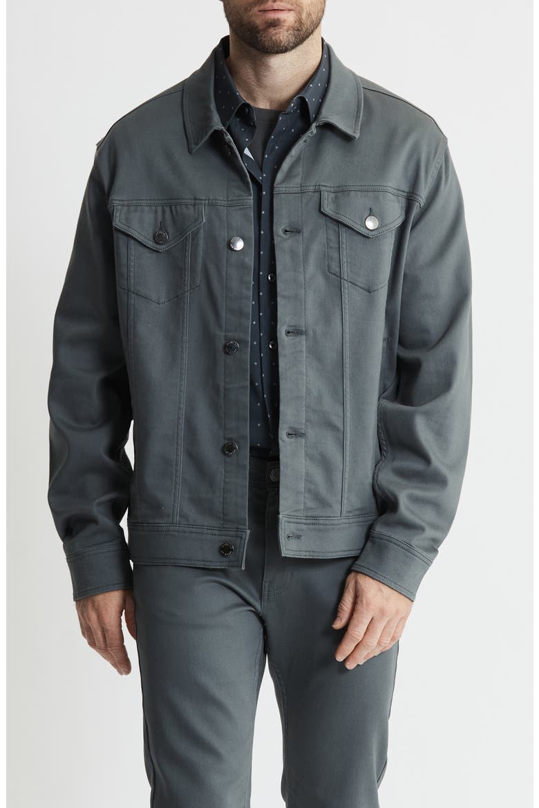 Vandam Commuter Trucker Jacket, Main, color, CHARCOAL