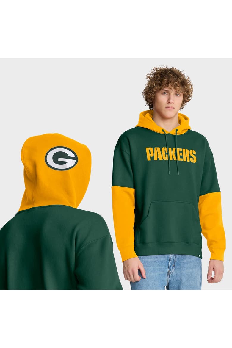 Men's Fanatics Green Green Bay Packers Helmet Pullover Hoodie, Main, color, Green