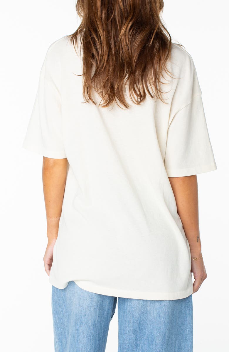 Roxy Flower Glow Oversize Cotton Graphic T-Shirt, Alternate, color, 