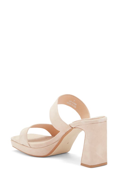 Jeffrey Campbell Danity Platform Slide Sandal In Beige Suede