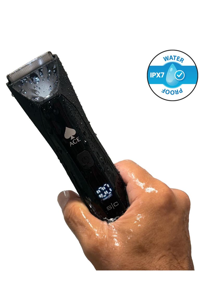 Ace Waterproof Cordless Body Buzzer Trimmer, Alternate, color, Black