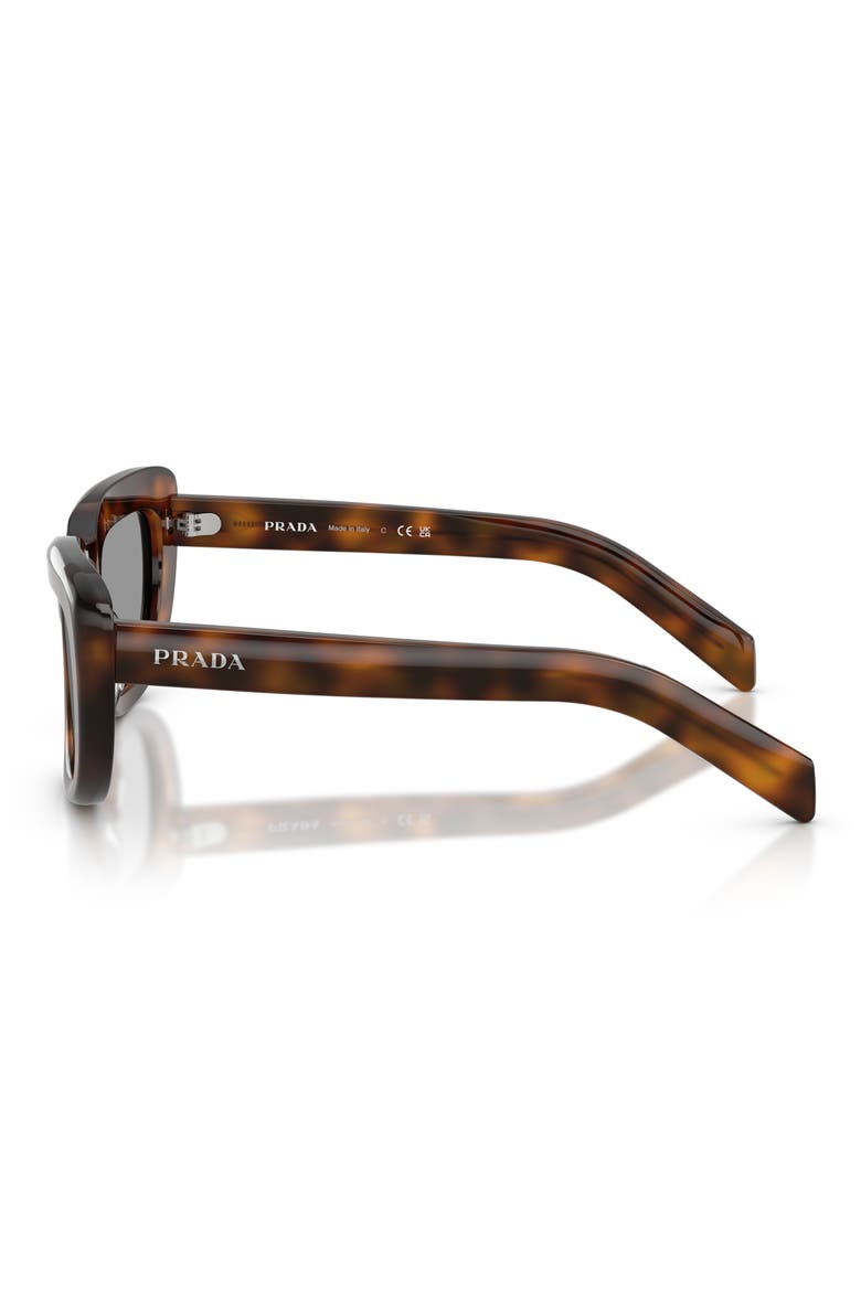 54mm Rectangular Sunglasses, Alternate, color, JUNIPER TORTOISE / GREY