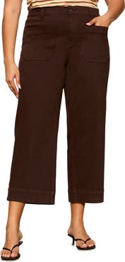 Sanctuary The Marine Crop Wide Leg Jeans