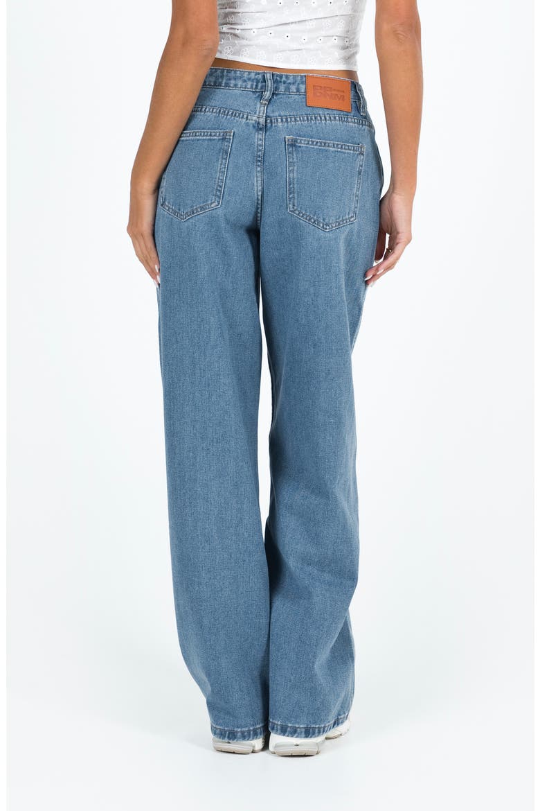 Maryanne Mid Rise Relaxed Fit Jeans, Alternate, color, BLUE