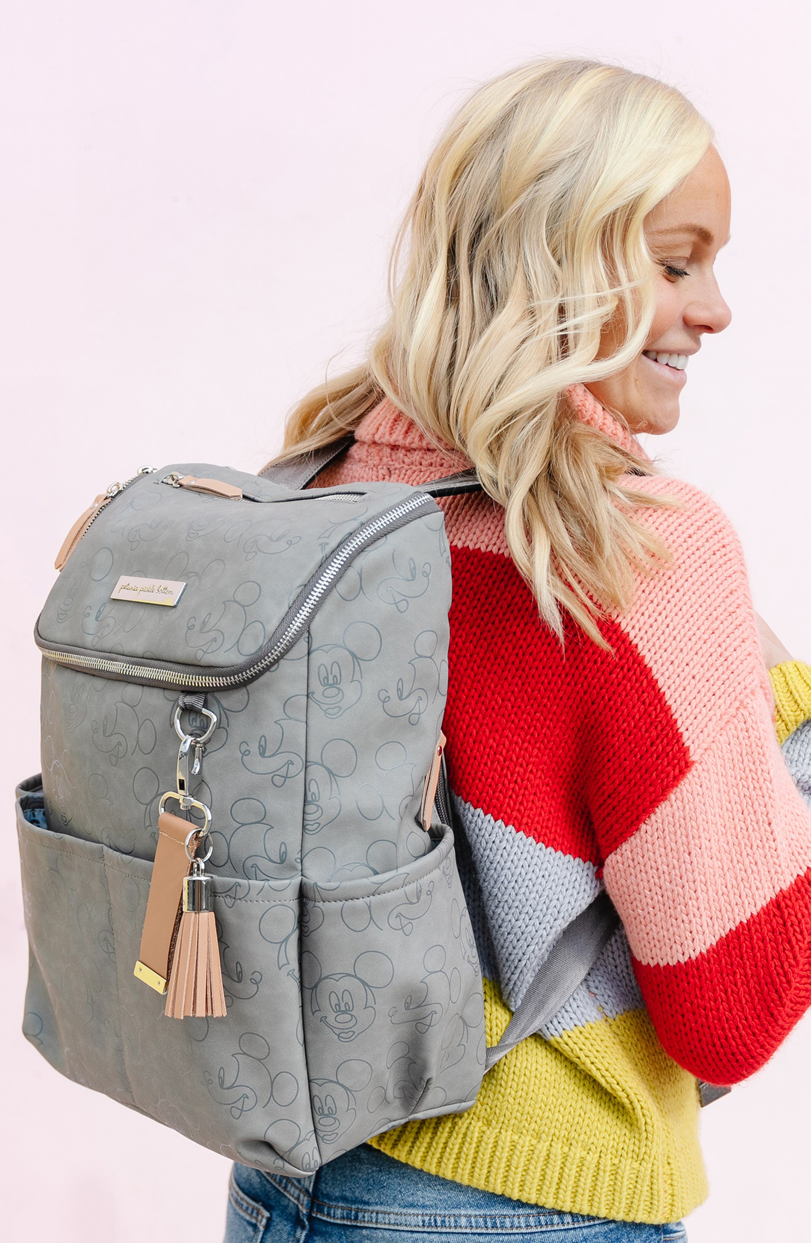 Petunia Pickle Bottom x Disney Mickey Mouse Method Diaper Backpack, Alternate, color, 