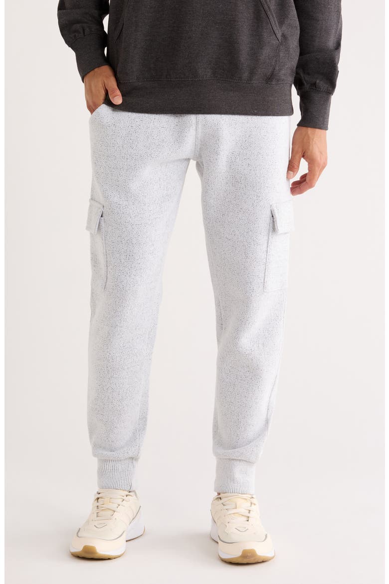 Nantucket Fleece Cargo Joggers, Main, color, WHITE
