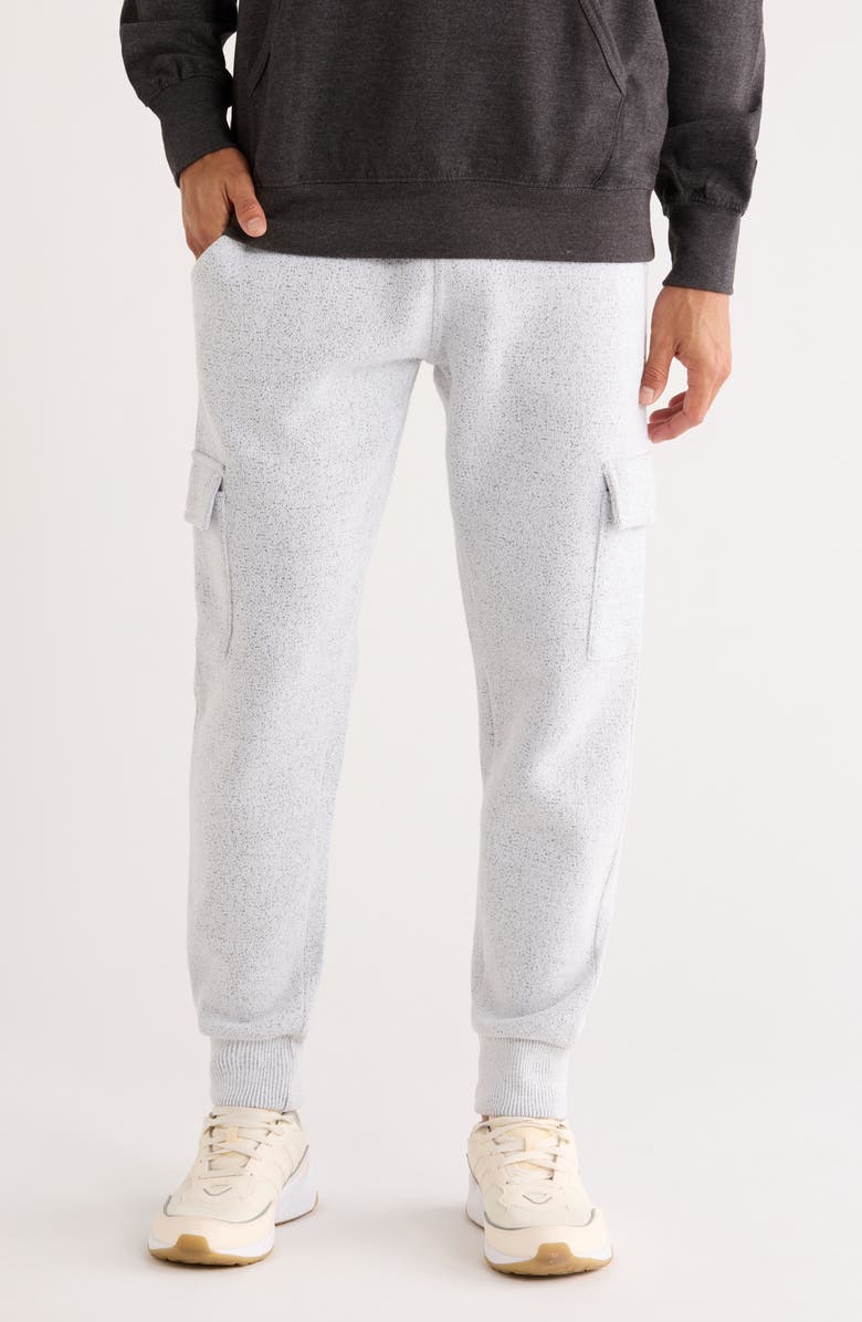 FLEECE FACTORY Nantucket Fleece Cargo Joggers, Main, color, White