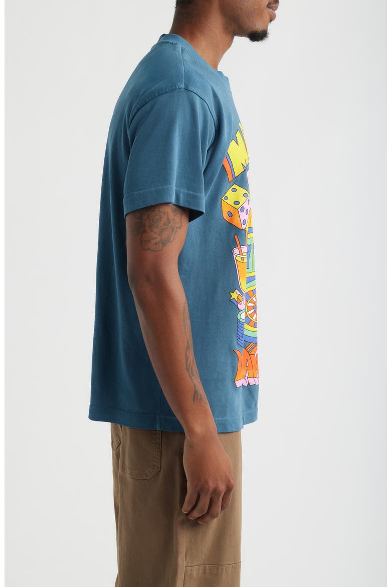 Players Club Cotton Graphic T-Shirt, Alternate, color, PEBBLE BLUE
