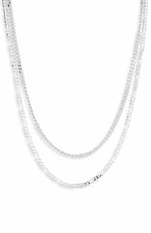 NORDSTROM RACK Demi Fine 2-Pack Chain Necklaces