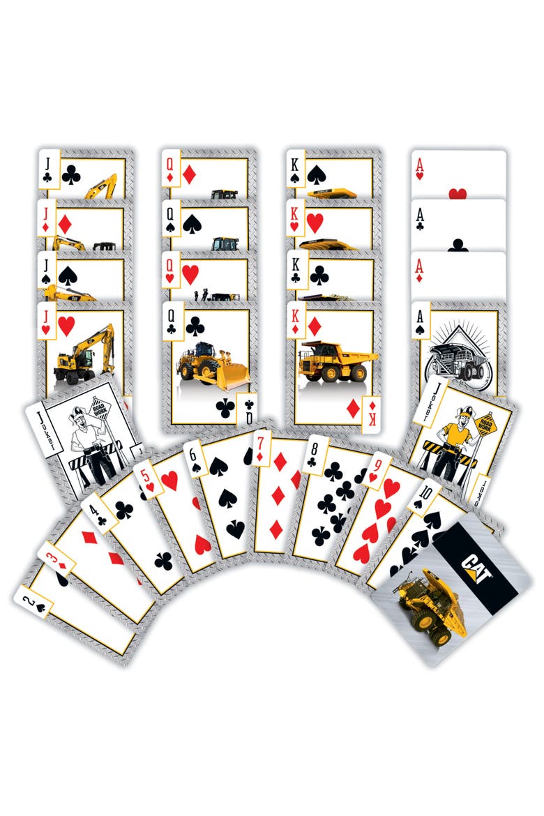 CAT - Caterpillar Playing Cards, Alternate, color, Multicolor