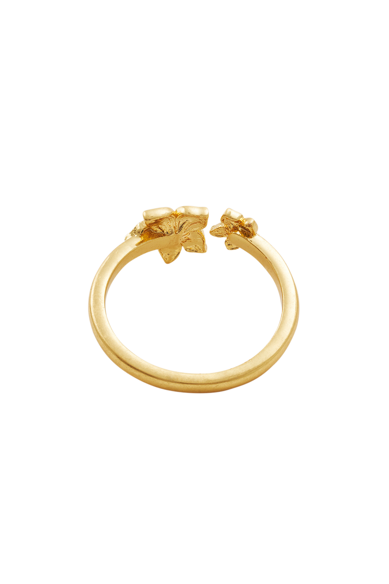 Jasmine & Pearl Ring, Alternate, color, Gold