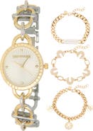 True Religion Two-Tone Bracelet Watch, 27mm