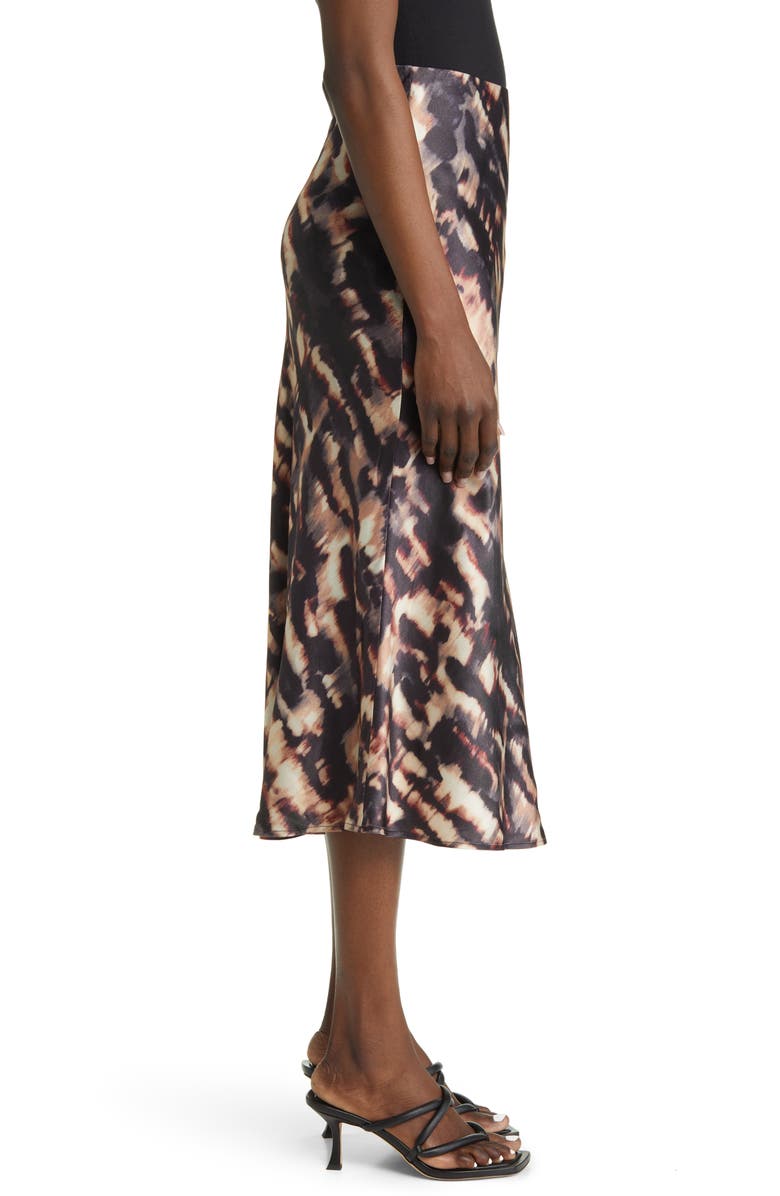 Rails Anya Abstract Print Satin Midi Skirt, Alternate, color,
