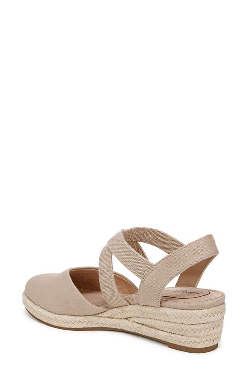Lifestride Kimmie Ankle Strap Espadrille Sandal In Taupe