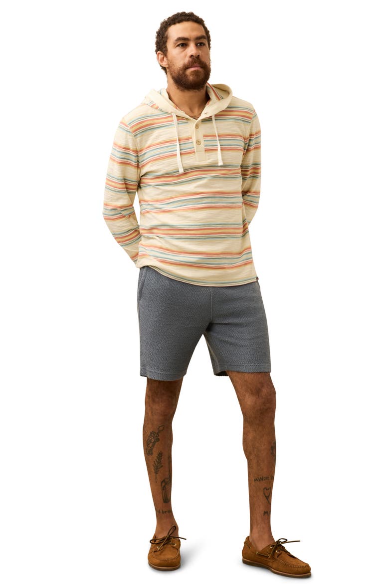 Sunwashed Organic Cotton Slub Hoodie, Alternate, color, DAYBREAK OMBRE