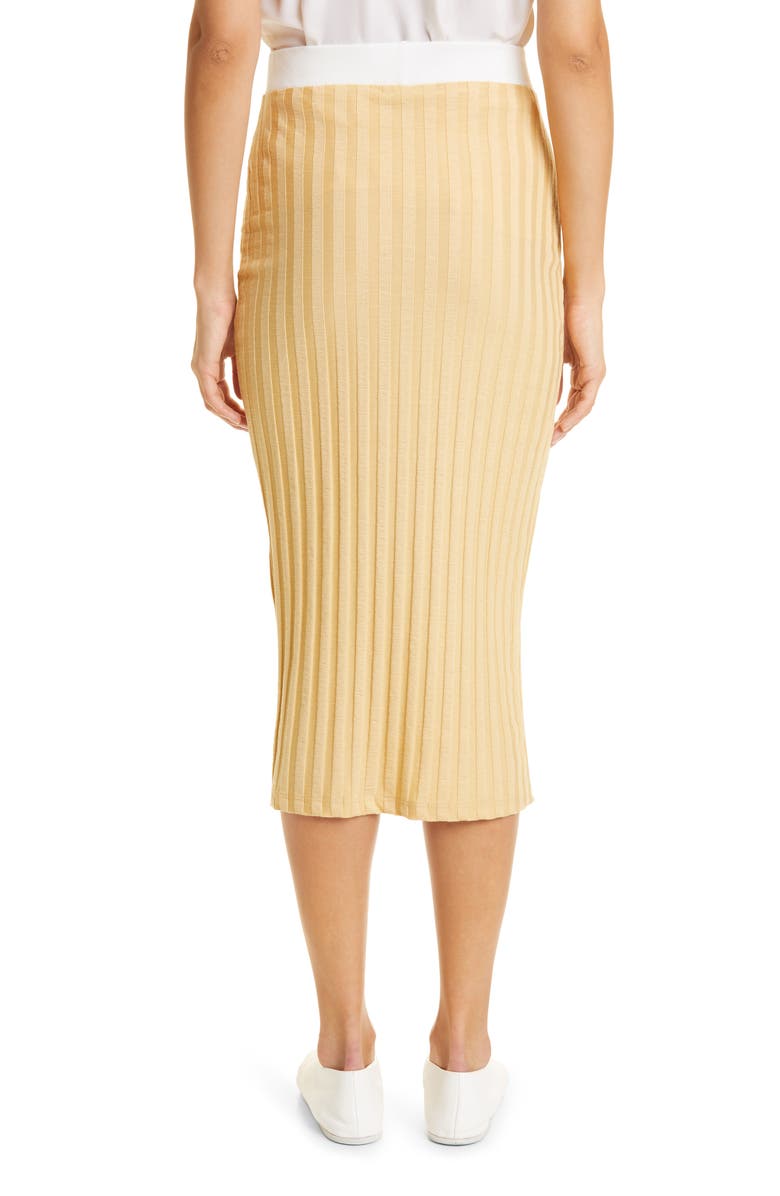 Jonathan Simkhai Standard Izzie Ribbed Skirt, Alternate, color, 