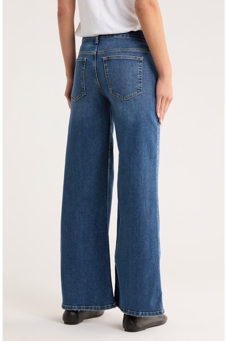 Romi Mid Rise Wide Leg Jeans, Alternate, color, NORTHPORT