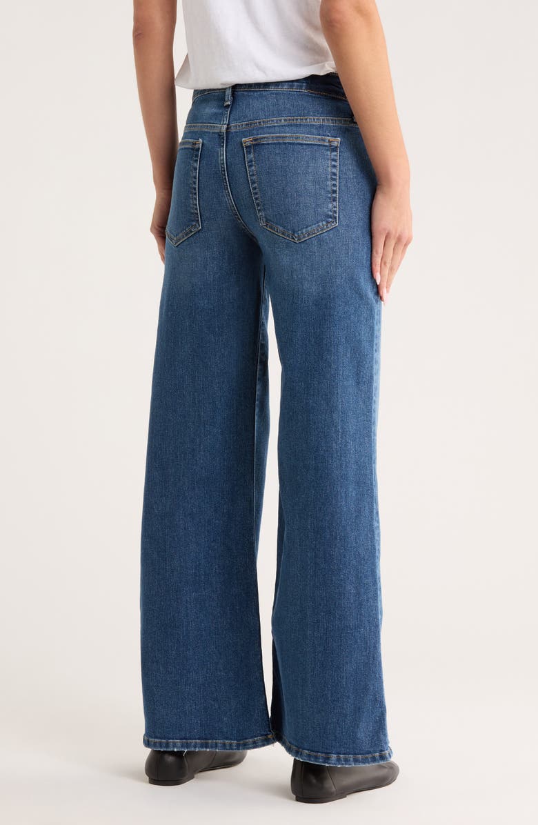 ÉTICA Romi Mid Rise Wide Leg Jeans, Alternate, color, Northport