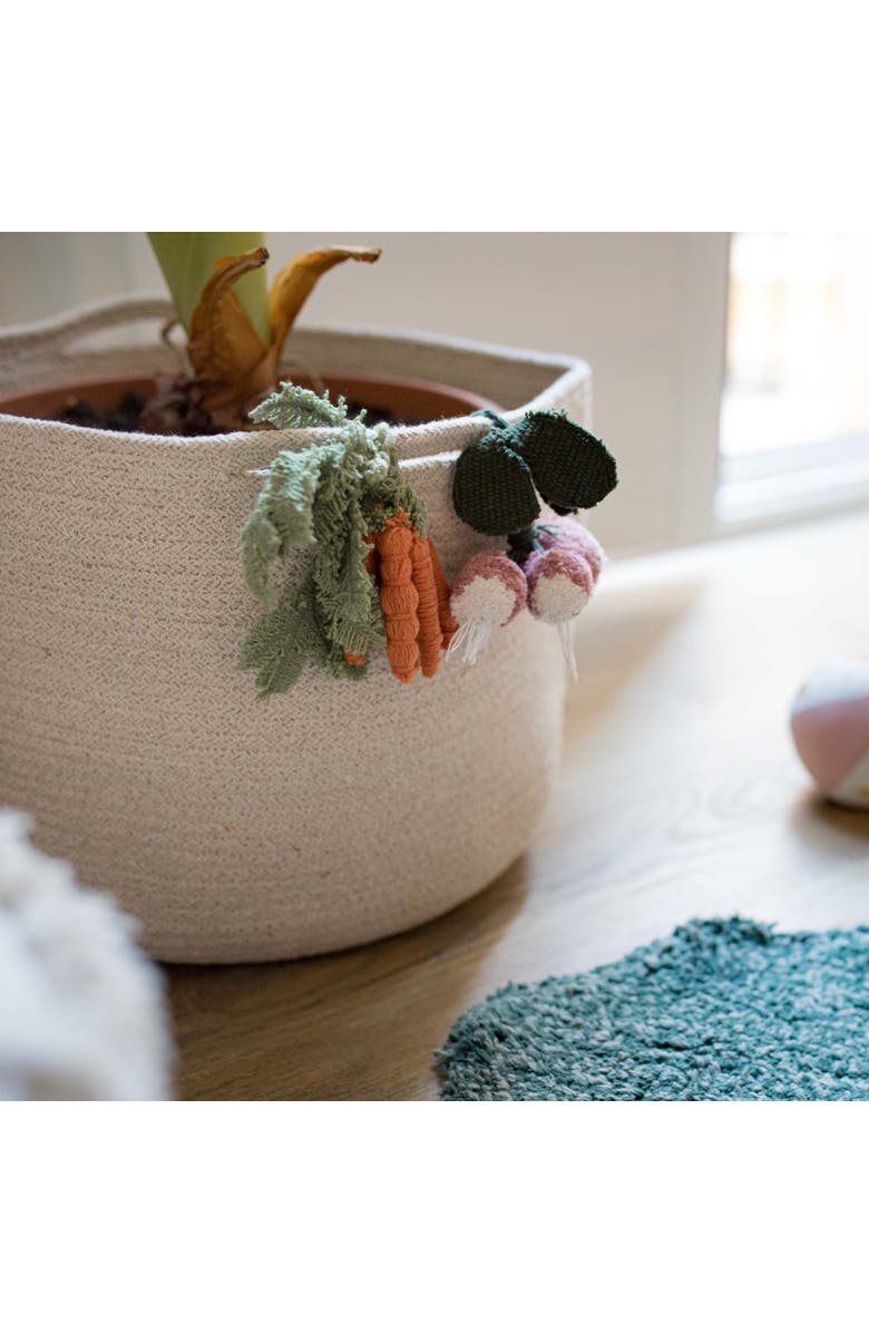 Lorena Canals Basket Veggies, Alternate, color, Multicolor