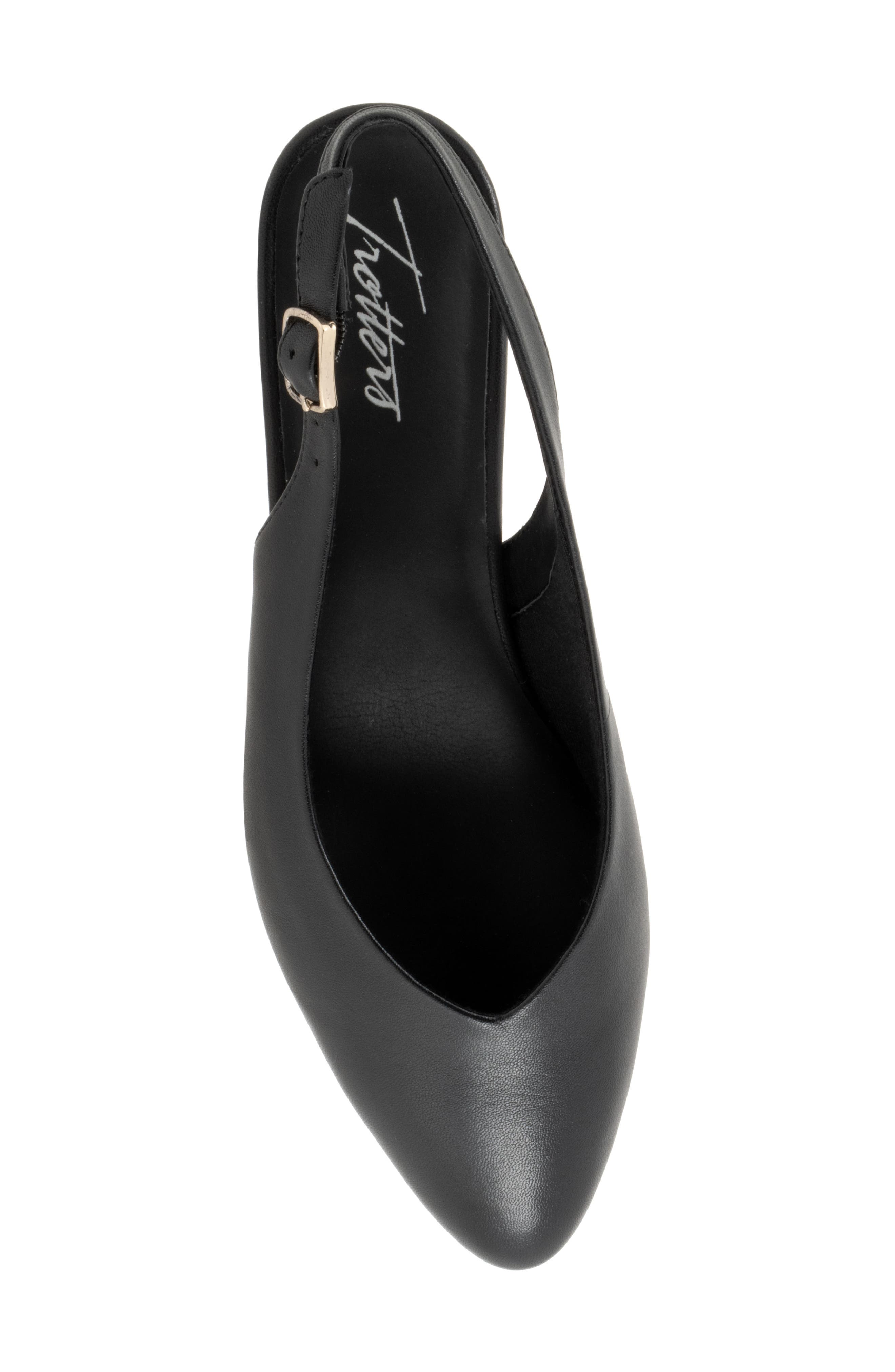 Trotters Jessa Slingback Pump, Alternate, color, Black