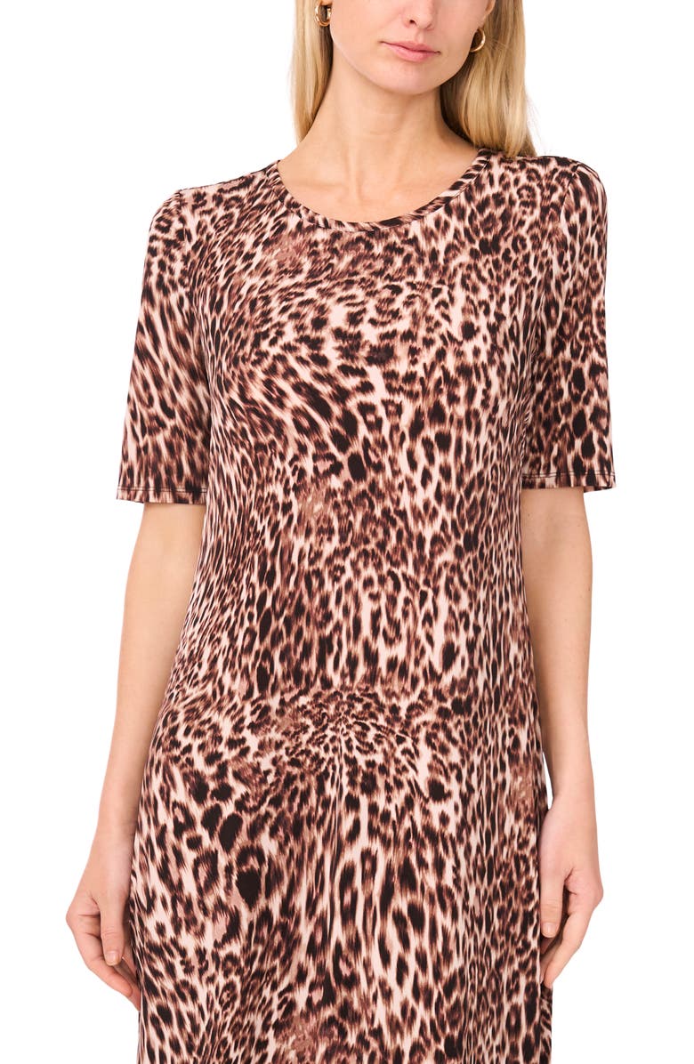 Vince Camuto Fit & Flare Maxi Dress, Alternate, color, Rich Taupe