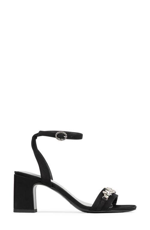 Donald Pliner Crystal Ankle Strap Sandal In Black