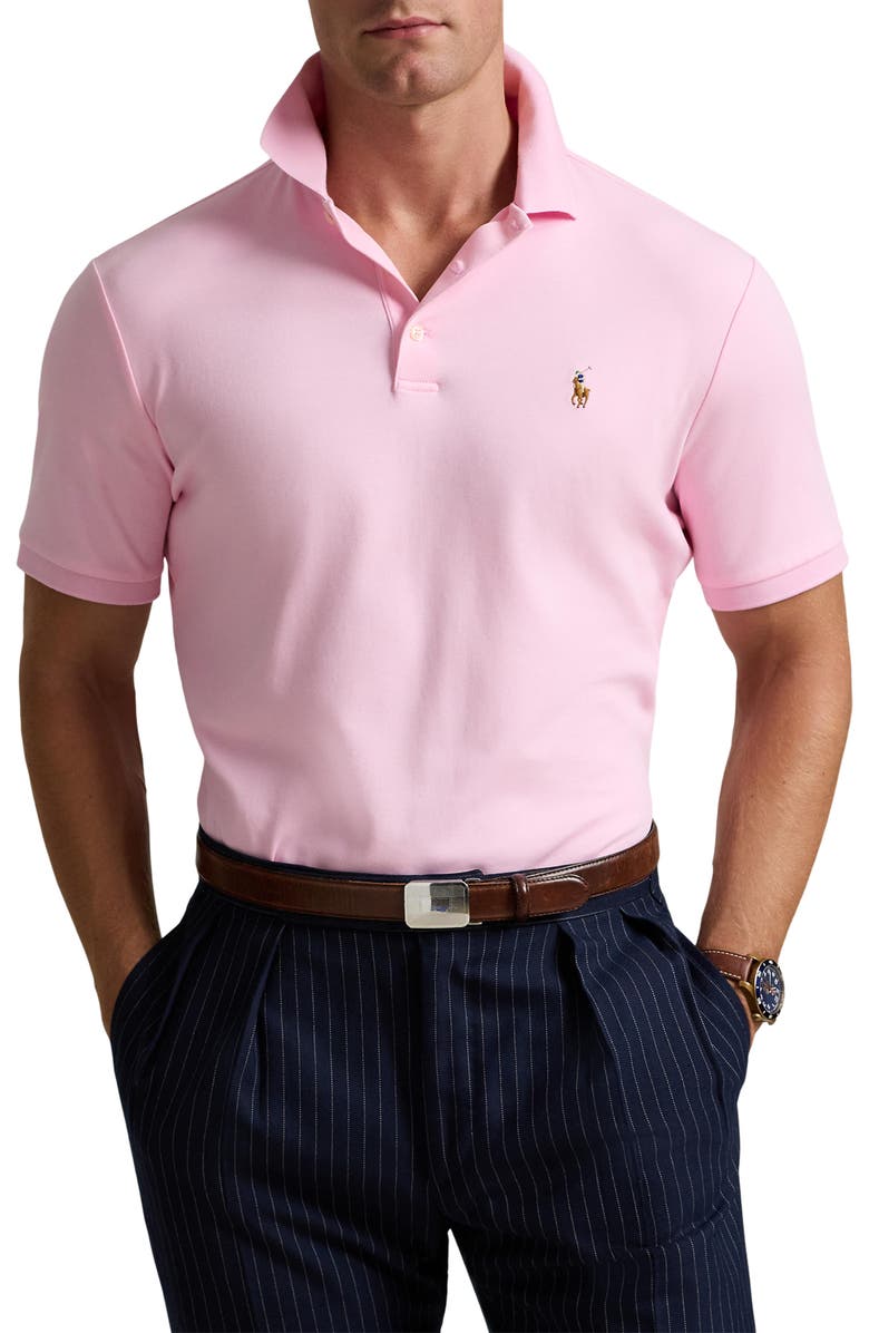 Polo Ralph Lauren Solid Cotton Jersey Polo, Main, color,