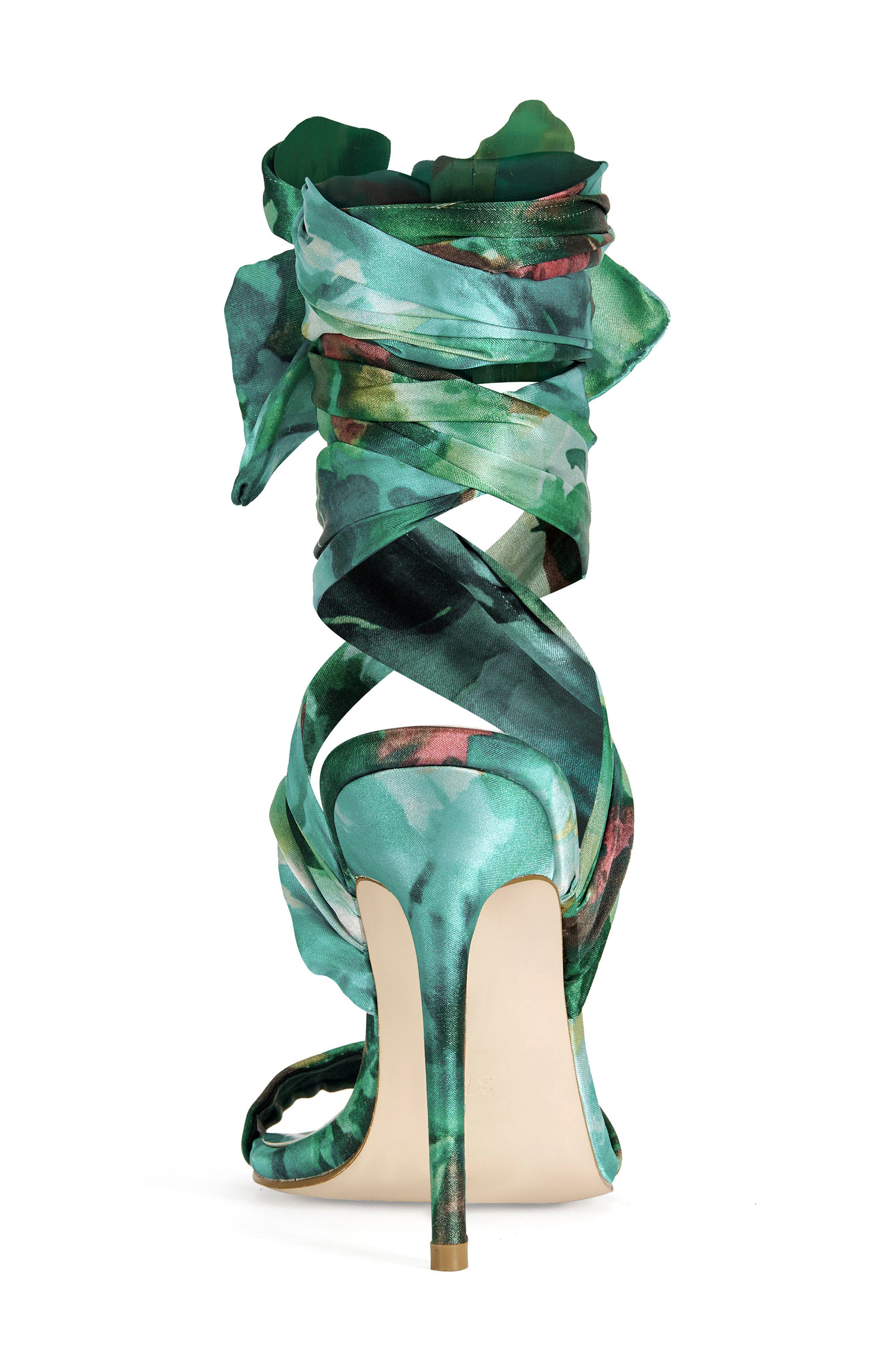 AZALEA WANG Elzon Ankle Wrap Sandal, Alternate, color, 