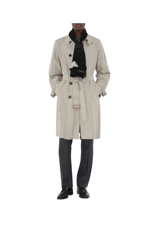 Burberry Wide Ekd Wool Scarf