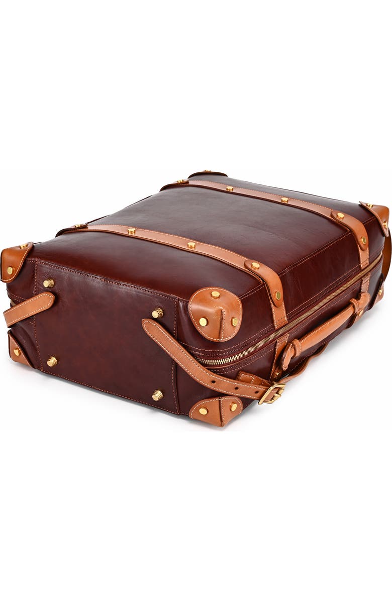OLD TREND Speedwell Small Leather Trunk Backpack, Alternate, color, Brown